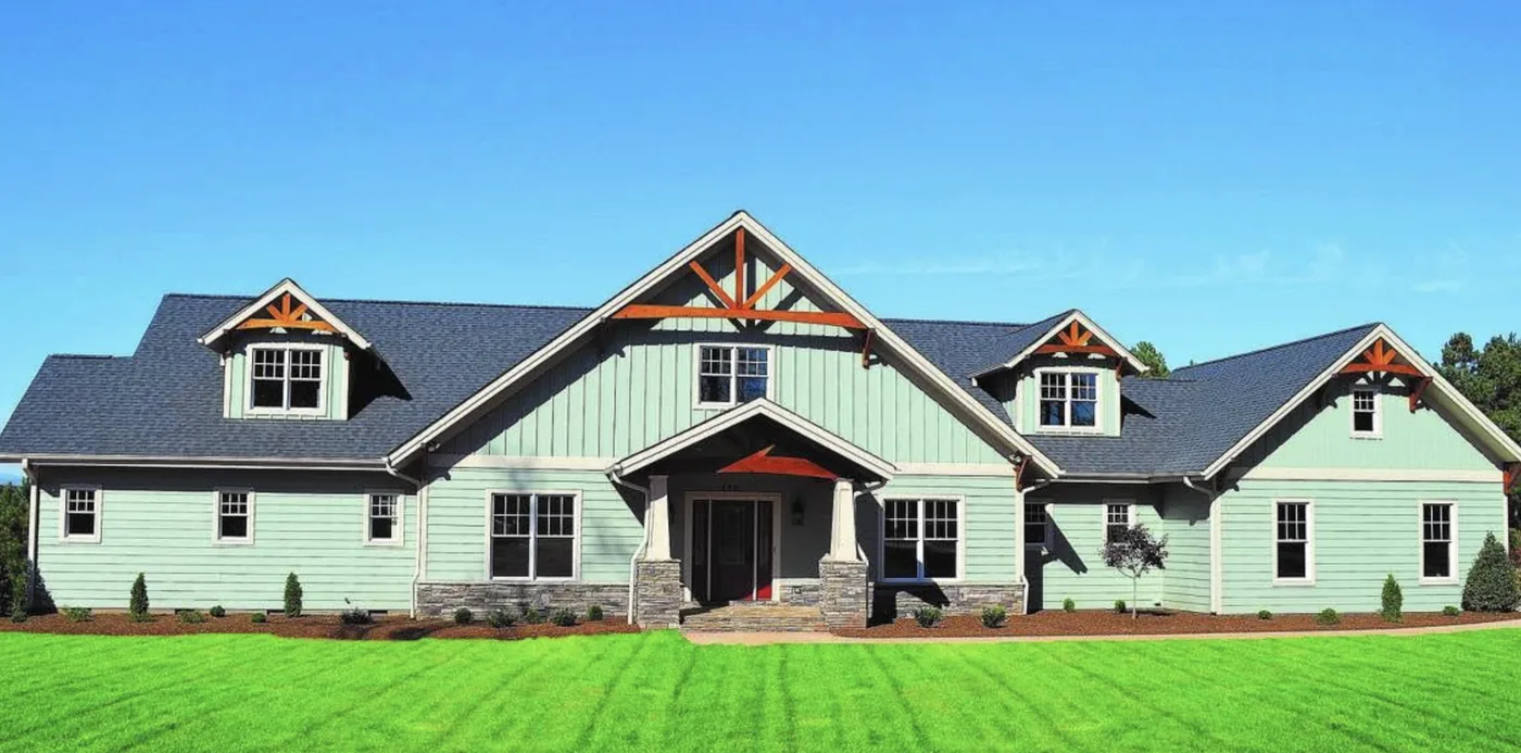 Completed roof installation in Granite Falls, NC by S&S Roofing