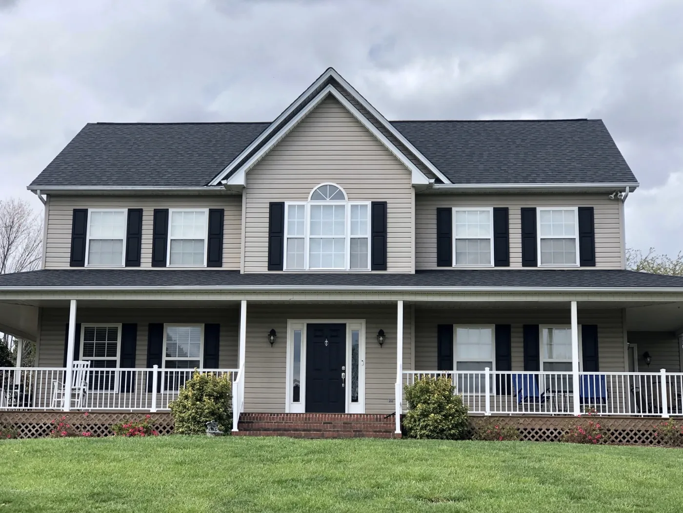 Completed roof replacement in Conover, NC by S&S Roofing